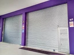 Portão de enrolar elétrico